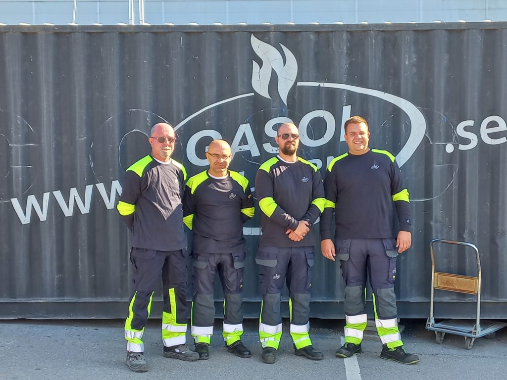 Gasolfyllarnas fyllningsstation i Jordbro
