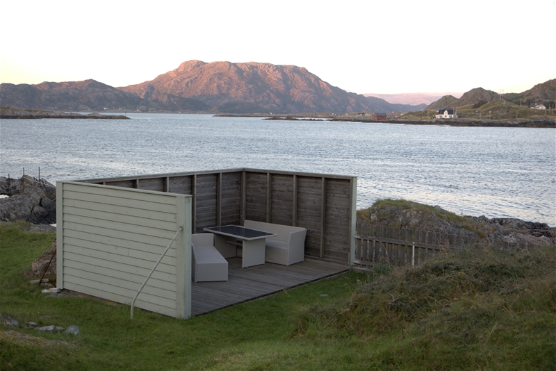 Uteplats vid havet