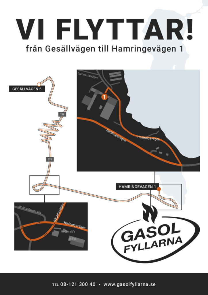 Vägbeskrivning flytt