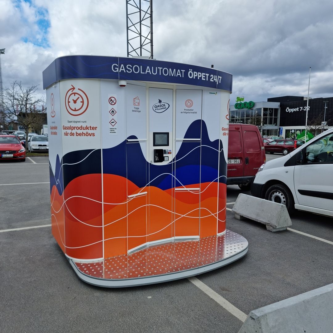 Gasolautomat från Gasolfyllarna